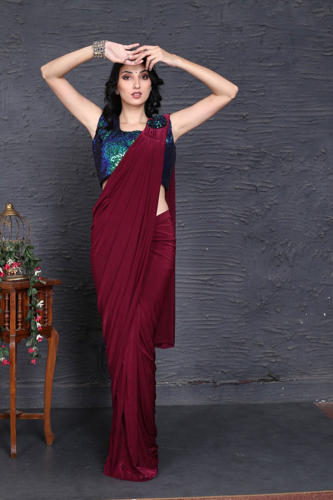 Amoha Trendz AT107 Ready To Wear Sarees Catalog
